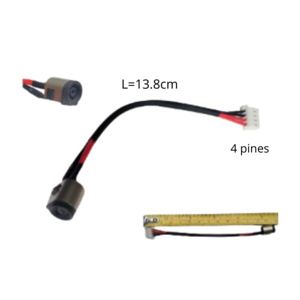 PIN DE CARGA SONY SVF14-2 SVF15-2 L-13.8CM PLUG 6.0x4.4