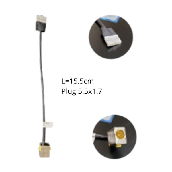 PIN DE CARGA ACER ASPIRE V5 L-15.5CM PLUG 5.5x1.7