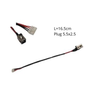 PIN DE CARGA TOSHIBA L55-B5276 L55T-B5271 L-16.5CM PLUG 5.5x2.5