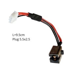 PIN DE CARGA TOSHIBA SATELLITE U900 L-9.5CM PLUG 5.5x2.5