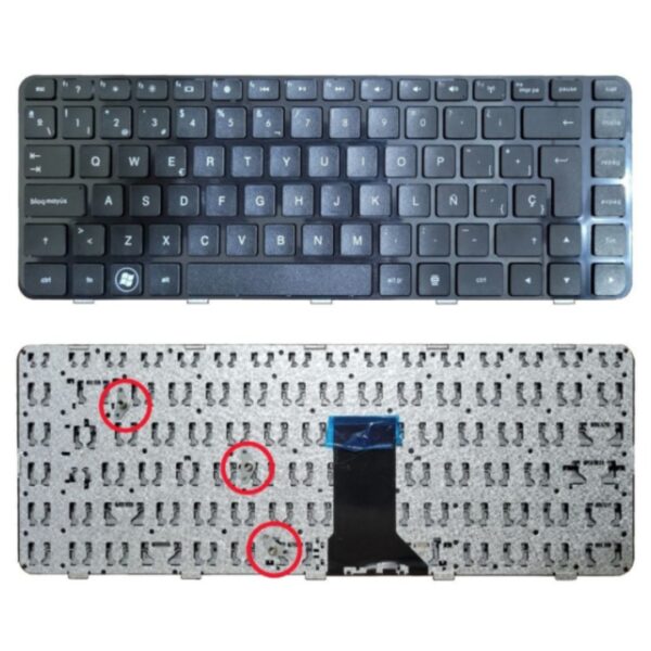 TECLADO LAPTOP HP 14 DM4-1000 DV5-2000 BIG ENTER CON FRAME