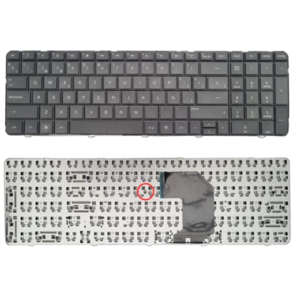 TECLADO LAPTOP HP 15 G7-1000 SMALL ENTER CON FRAME