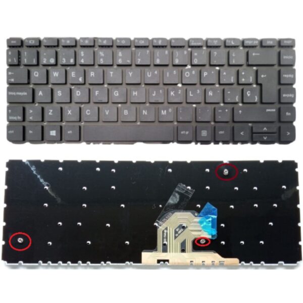 TECLADO LAPTOP HP 440 G6 440 G7 BIG ENTER SIN FRAME