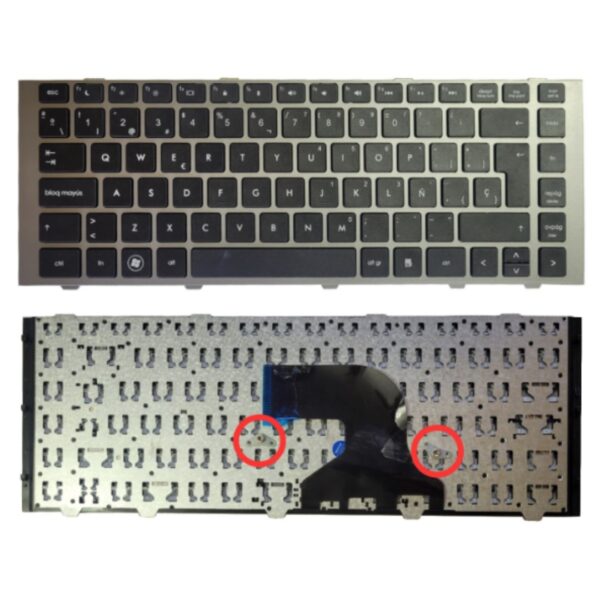 TECLADO LAPTOP HP 4440 4440S LA BIG ENTER CON FRAME
