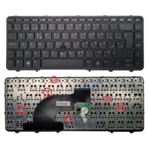 TECLADO LAPTOP HP 640 G1 645 G1 BIG ENTER CON FRAME CON TRACKPOINT
