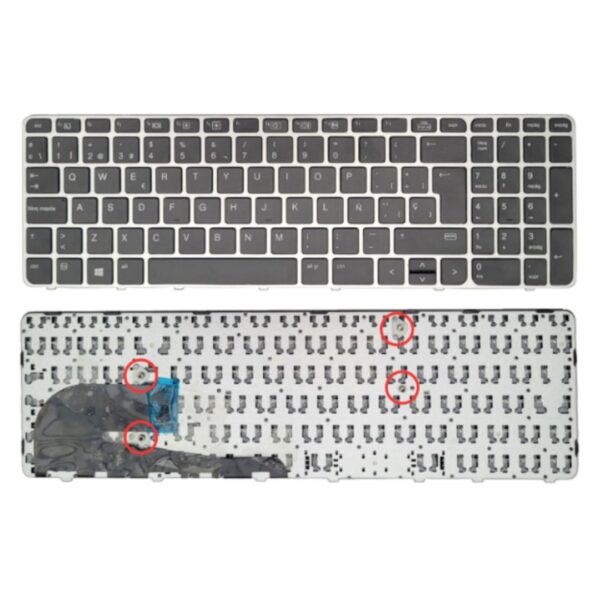 TECLADO LAPTOP HP 755 G3 850 G4 SERIES BIG ENTER CON FRAME