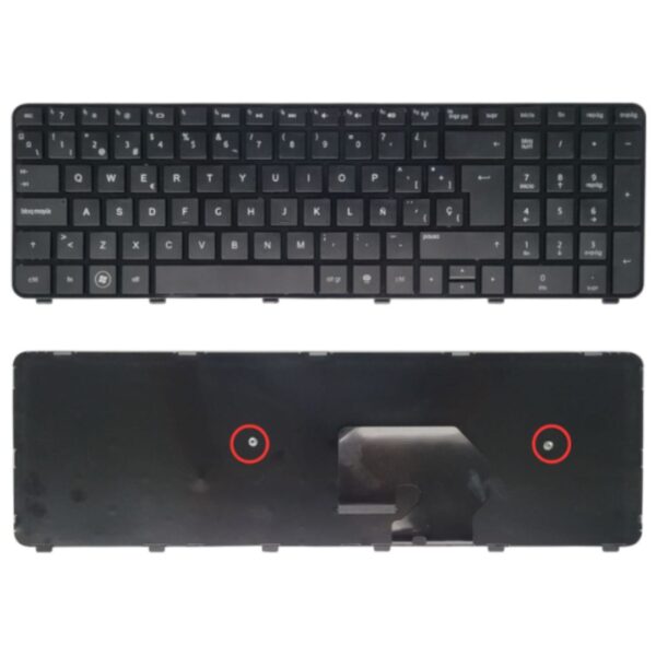 TECLADO LAPTOP HP DV7-6000 DV7-6100 DV7T-6000 BIG ENTER CON FRAME