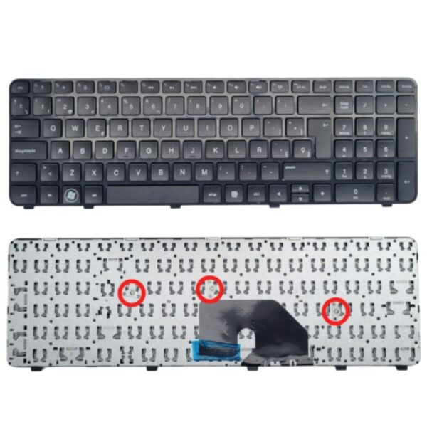 TECLADO LAPTOP HP 15 DV6 6000 BIG ENTER CON FRAME