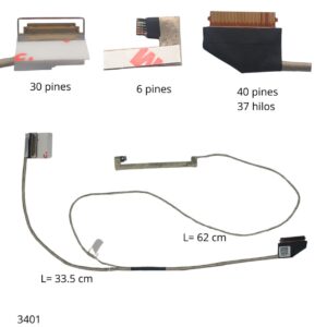 FLEX DE VIDEO DELL VOSTRO 3401 3400 0TJRMP TJRMP DC02003QB00