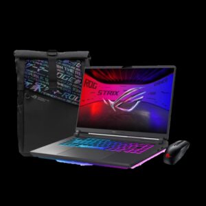 LAPTOP GAMER ASUS ROG STRIX G16 G615 INTEL ULTRA 9 32GB RAM 1TB SSD RTX5070 12G NO OS GRIS MOCHILA