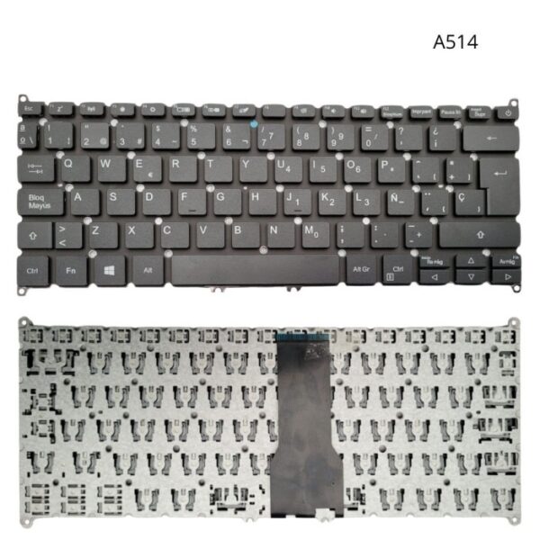 TECLADO LAPTOP ACER 14 A514-53G BIG ENTER SIN FRAME