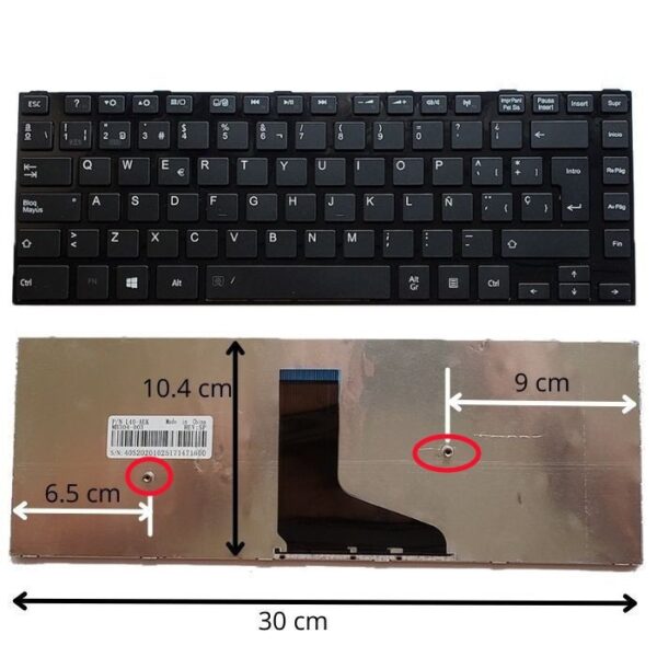 TECLADO LAPTOP TOSHIBA 14 C45 / C40 /L40