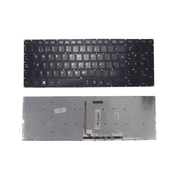 TECLADO LAPTOP TOSHIBA P55-ASP5202SL BIG ENTER RETROILUMINADO SIN FRAME