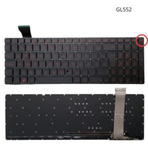 TECLADO LAPTOP ASUS GL552 GL 552J GL52JX BIG ENTER RETROILUMINADO SIN FRAME