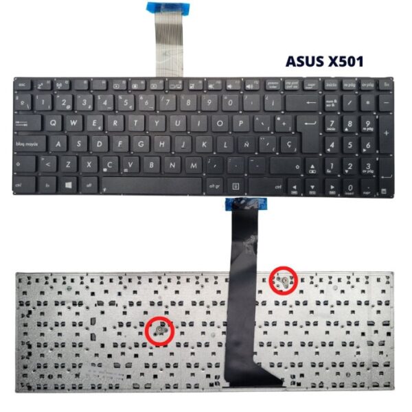 TECLADO LAPTOP ASUS X501 BIG ENTER SIN FRAME