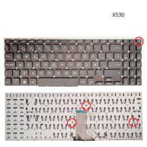 TECLADO LAPTOP ASUS 15 X530 K530 S530F S530UA X530FA X530UN SMALL ENTER SIN FRAME