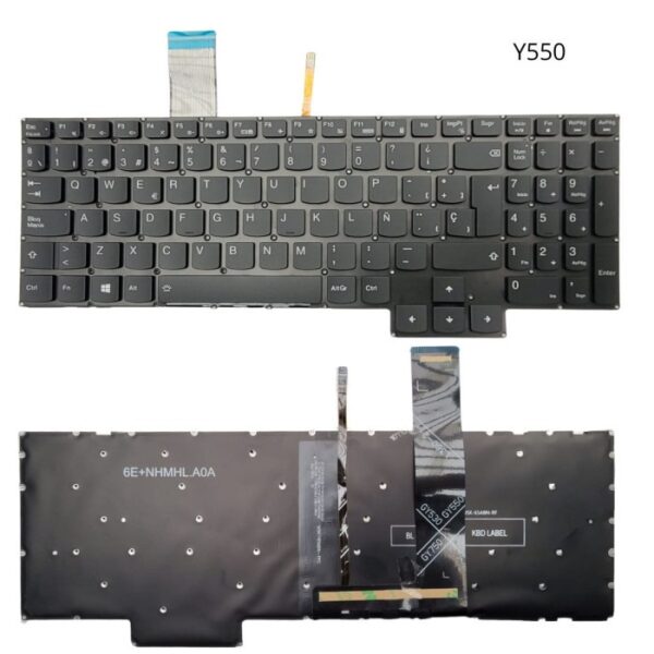 TECLADO LAPTOP LENOVO 15 Y550 RETROILUMINADO