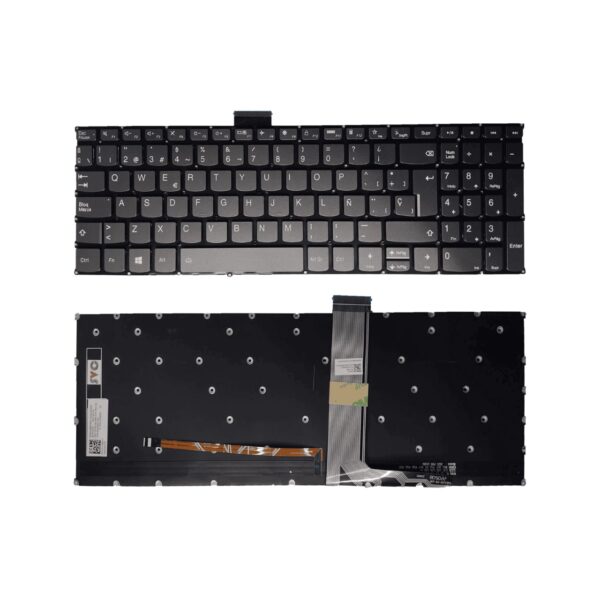 TECLADO LAPTOP LENOVO IDEAPAD 3-15ADA6 3-15ALC6 3-15ITL6 BIG ENTER RETROILUMINADO SIN FRAME