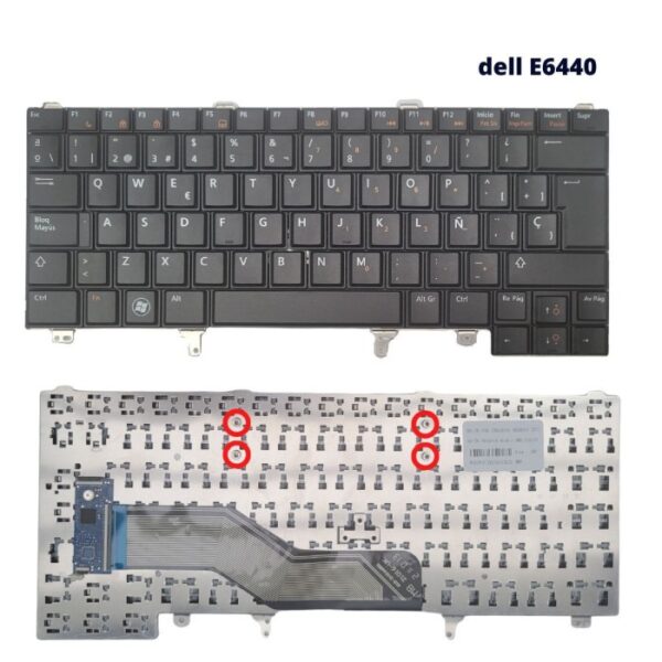 TECLADO LAPTOP DELL 14 E6440 BIG ENTER CON FRAME