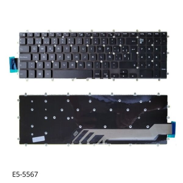 TECLADO LAPTOP DELL 15 5567 BIG ENTER SIN FRAME