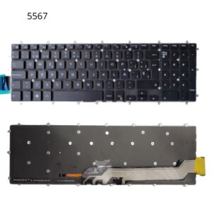 TECLADO LAPTOP DELL 15 5567 BIG ENTER RETROILUMINADO SIN FRAME