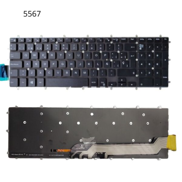 TECLADO LAPTOP DELL 15 5567 BIG ENTER RETROILUMINADO SIN FRAME