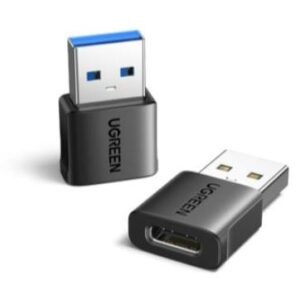 JUEGO DE 2 ADAPTADORES USB-A MACHO A USB-C HEMBRA UGREEN