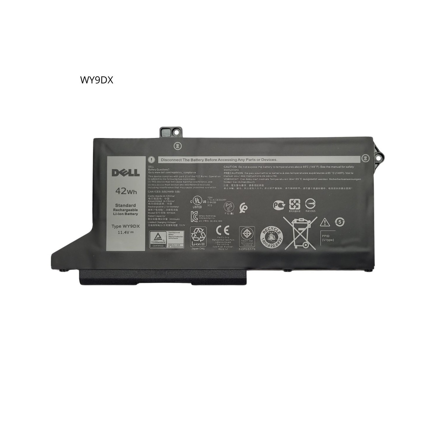 BATERÍA PARA LAPTOP DELL WY9DX