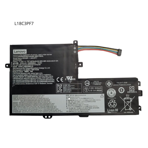 BATERÍA ORIGINAL LENOVO PARA LAPTOP L18C3PF7 L18M3PF7