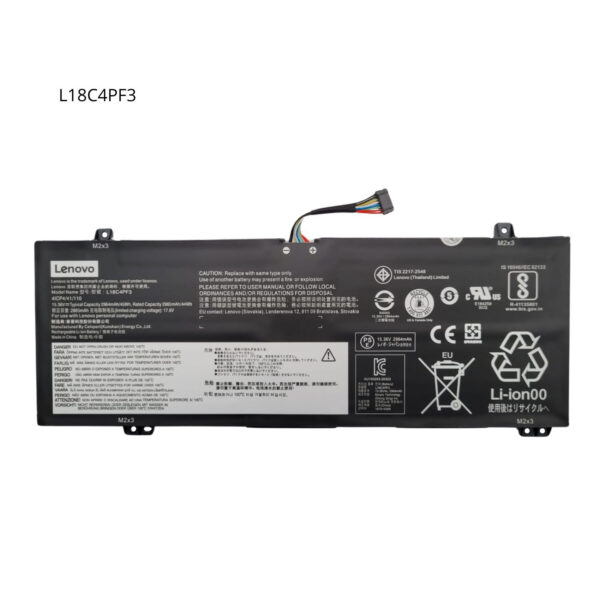 BATERÍA ORIGINAL LENOVO PARA LAPTOP L18C4PF3