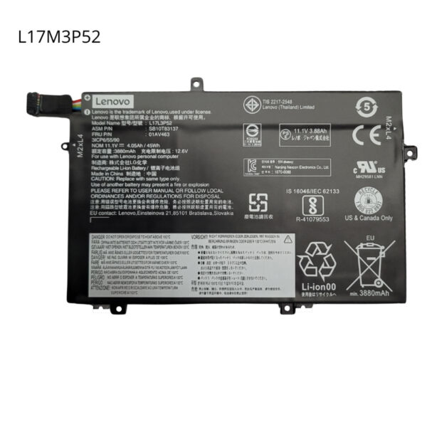 BATERÍA ORIGINAL LENOVO PARA LAPTOP L480 L17M3PS3 01AV463