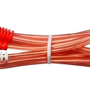 CABLE DIKMAN 3.5A A 2RCA TRANSPARENTE 5 METROS