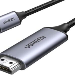 CABLE USB-C A HDMI MACHO A MACHO CON CUBIERTA DE ALUMINIO UGREEN