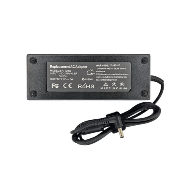 CARGADOR HP 20V 6A PLUG AGUJA 5.5*2.5