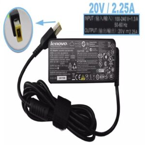 CARGADOR LENOVO 20V 2.25A PUNTA CUADRADA