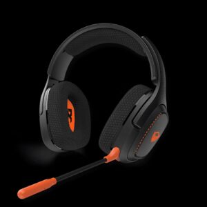 Audífono Gamer MT-BTH012 Negro-Naranja Mettion