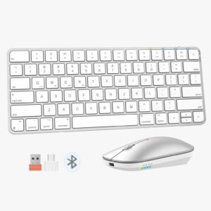COMBO WIRELESS MOUSE - TECLADO IKEY C210 BLANCO MEETION
