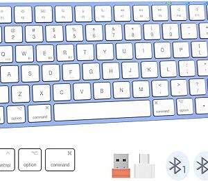 TECLADO WIRELESS IKEY K210 PURPURA MEETION