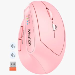MOUSE WIRELESS BTM008 ROSADO MEETION
