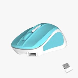 MOUSE WIRELESS MT-MINIGO CYAN MEETION