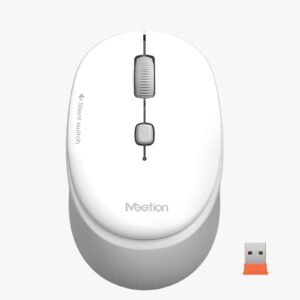 MOUSE WIRELESS MT-R571 BLANCO-GRIS MEETION