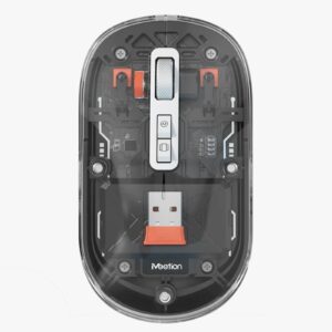 MOUSE WIRELESS MT-BTM005 NEGRO MEETION