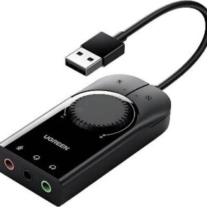 TARJETA DE SONIDO STEREO USB 15M UGREEN