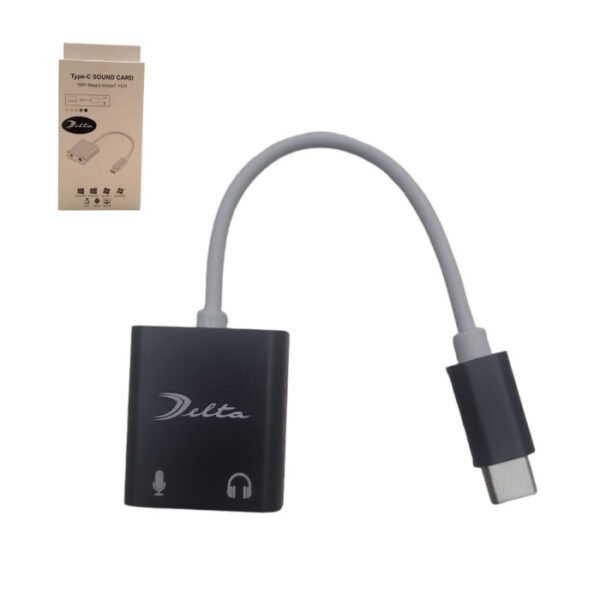 TARJETA DE SONIDO DELTA USB-C 2 ENTRADAS 7.1 CANALES