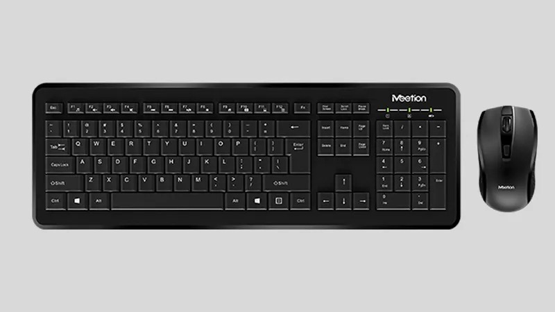 COMBO WIRELESS 2 EN 1 MT-C4120 LITTLE TECLADO MOUSE NEGRO MEETION