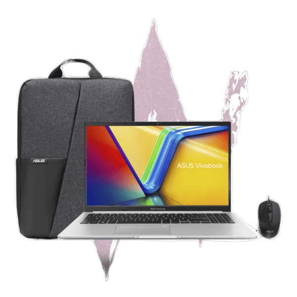 LAPTOP ASUS VB m1502ya-0J484 R7-7730U 16GB RAM 512SSD  15.6"FHD  SILVER MOCHILA Y MOUSE