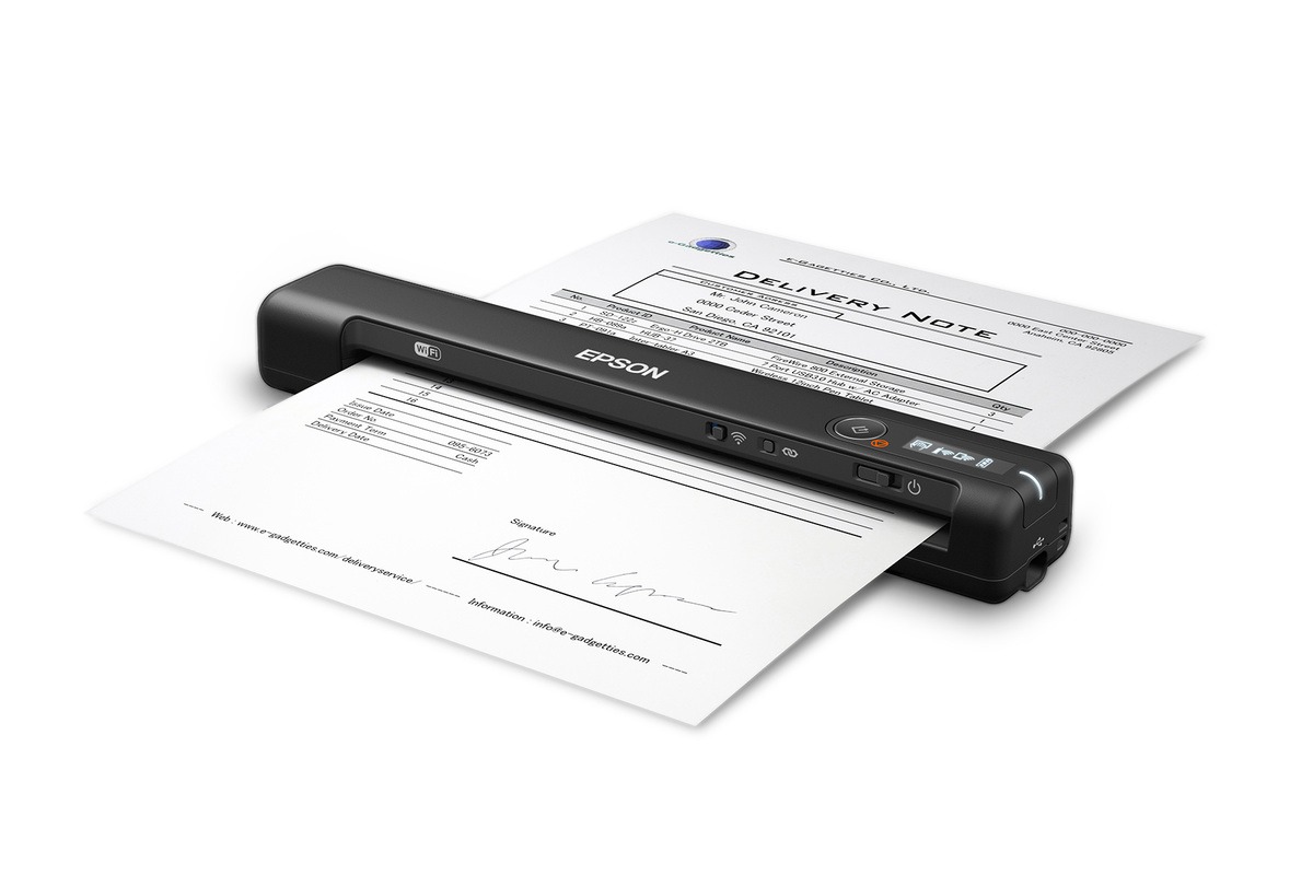 ESCÁNER EPSON WORKFORCE ES-60W PORTÁTIL INALÁMBRICO USB 4 SEG/PÁG