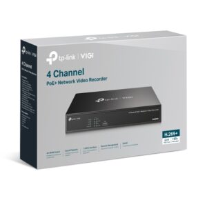 GRABADORA TPLINK VIGI NVR1004H-4P (4 CANALES PoE)