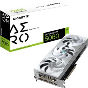 TARJETA DE VIDEO GIGABYTE GEFORCE RTX™ 5080 AERO OC SFF 16G GDDR7X 1 HDMI 3 DISPLAY PORT