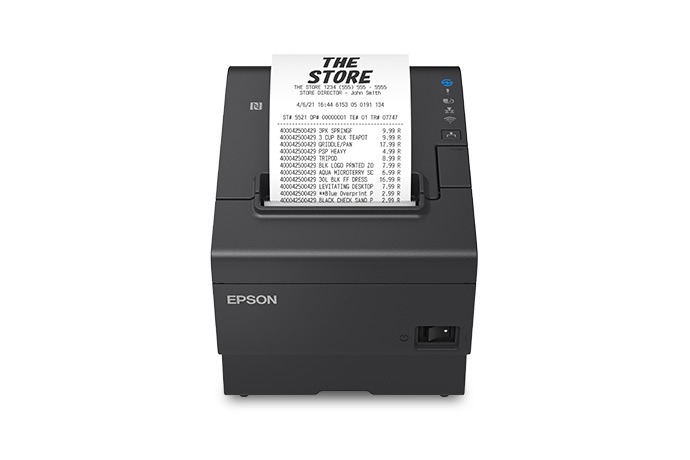 IMPRESORA TÉRMICA EPSON TM-T88VII POS ETHERNET USB NEGRO